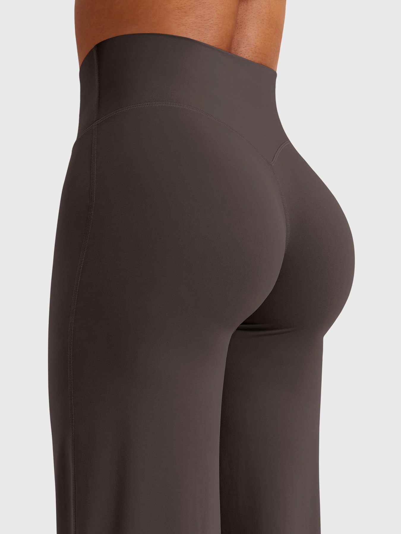Effortless Wide Leg Pants for Women with High Waisted Flare Seamless Casual Style