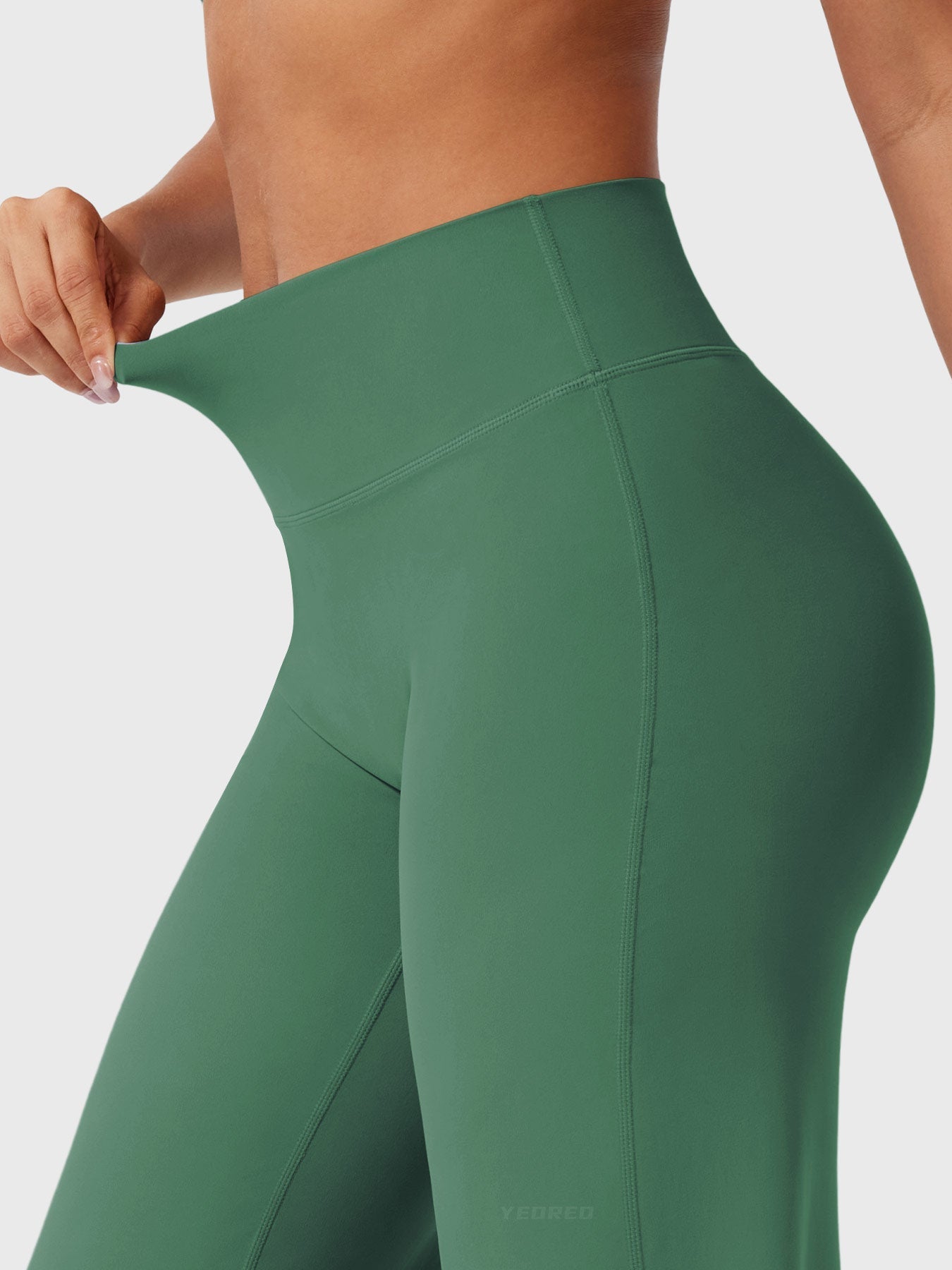Effortless Wide Leg Pants for Women with High Waisted Flare Seamless Casual Style